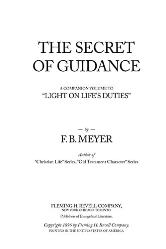 The-Secret-of-Guidance-title-page
