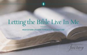 Letting the Bible Live In Me | Meditating on Scripture