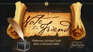 Note to a Friend | Philemon