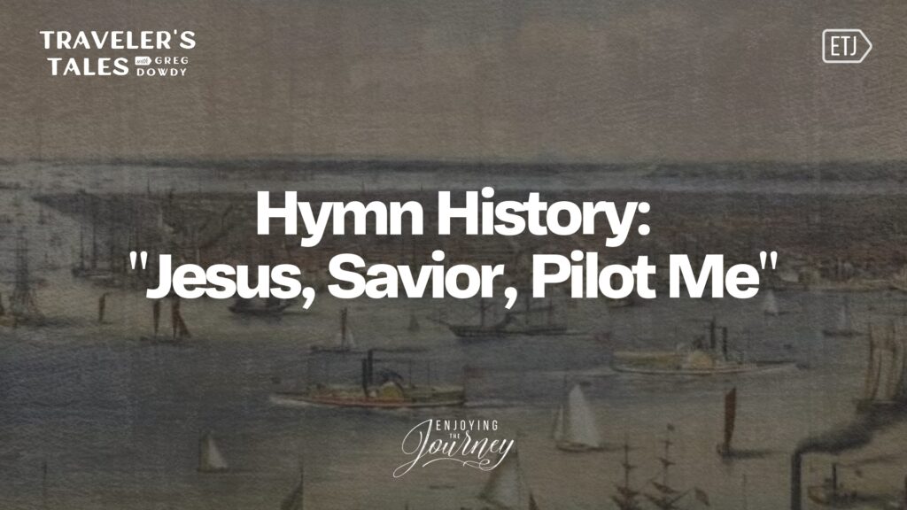 It was while ministering at his sailor’s mission that Edward Hopper wrote this hymn. The text is especially for the spiritual needs of these sea-faring men. He wrote it anonymously, as he did all of his works, and for some time no one ever knew that the pastor of the sailors was also the author of the sailor’s favorite hymn. Jesus, Savior, Pilot Me.