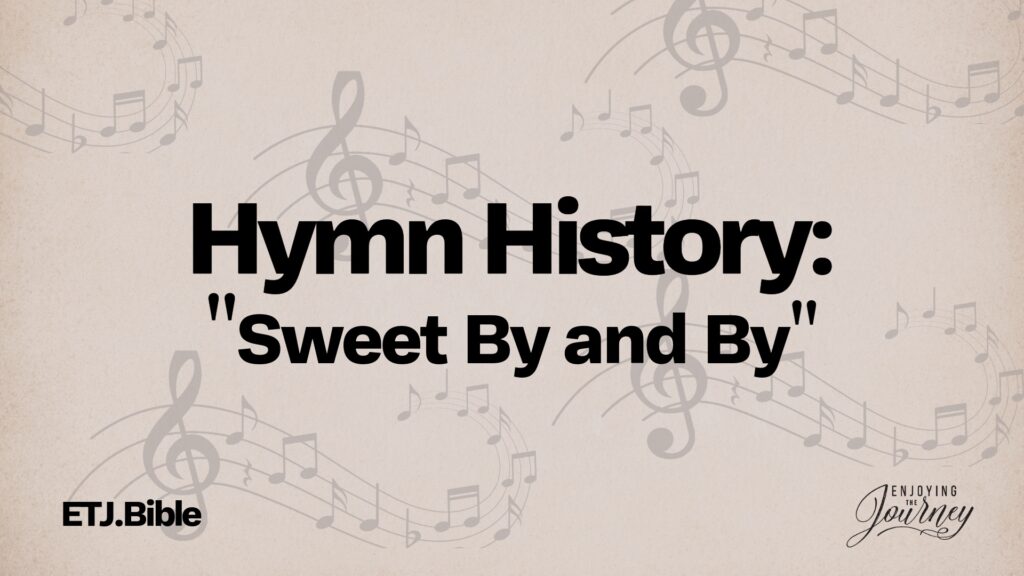 This is the only hymn ever written in a drugstore. For decades, millions of Americans have sung the lyrics to his famous hymn: Sweet By and By