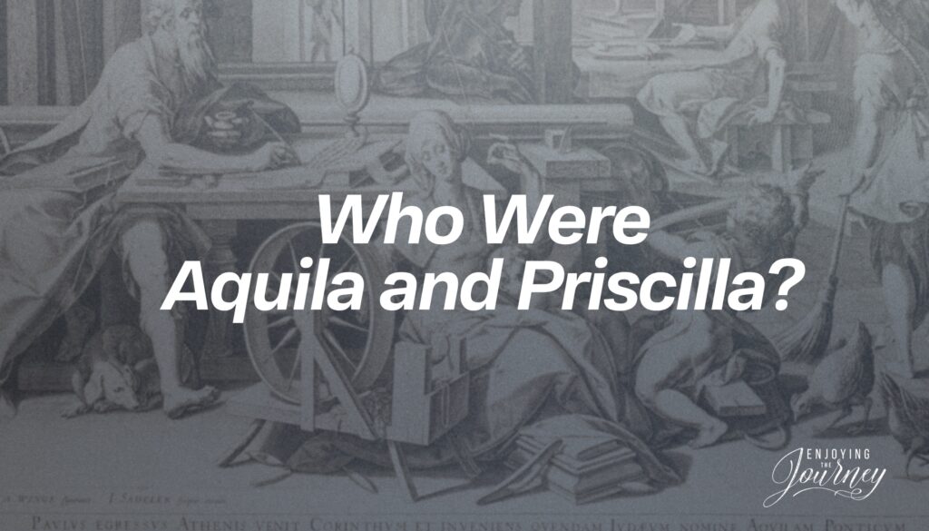 Image of Aquila and Priscilla from the Bible. This image links to an article titled "Who Were Aquila and Priscilla?" You do not need to be famous to be faithful. God does not measure our labor by size but by its sort (1 Corinthians 3:5-14). The lives of Aquila and Priscilla teach us what a difference a couple can make by committing their lives to the work of God."
