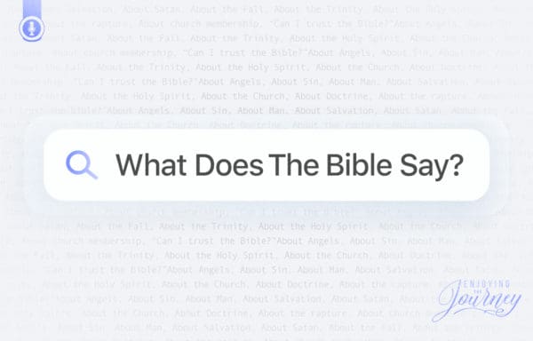 The right question is: What does the Bible say? When this is our starting point we are on the right path. Because the Bible is the Word of God.