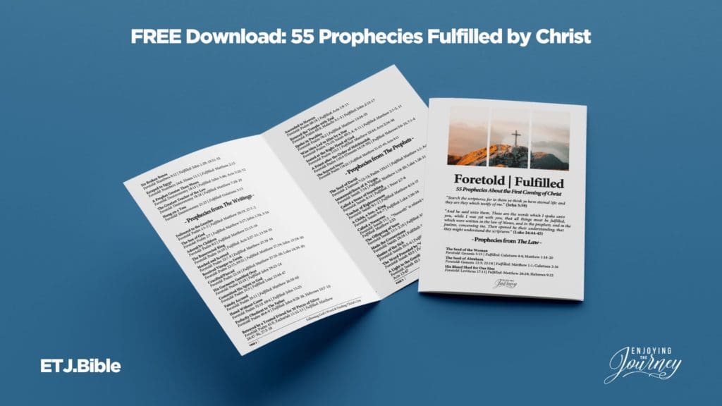 Prophecy Format 55 Prophecies Jesus Fulfilled - Enjoying the Journey