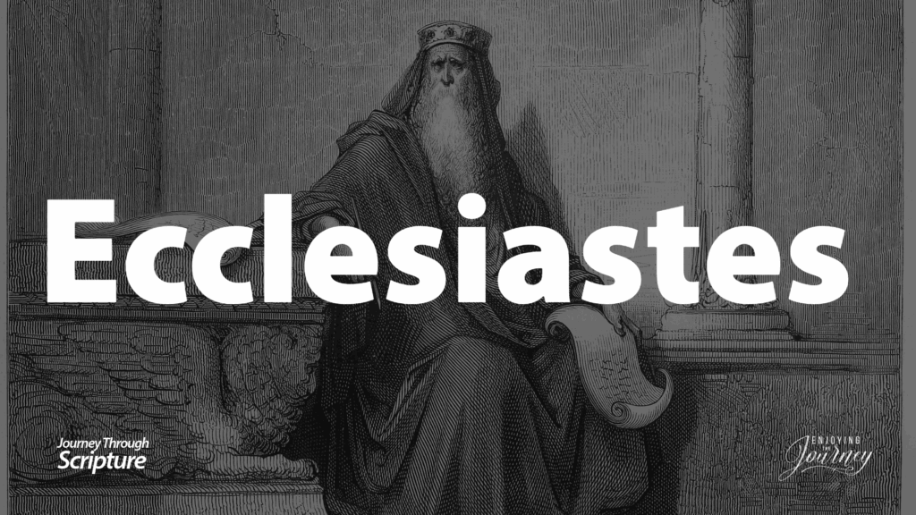 A journey through Ecclesiastes encourages us to fear God to avoid a life of vanity, vexation of spirit, and no profit under the sun.