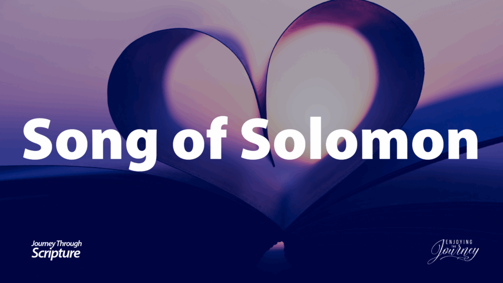 A journey through Song of Solomon will show us the love of God, marital and spiritual intimacy, and God's desire for union with us. Overview of the Song of Solomon inthe Bible and resources related to this book of the Bible.