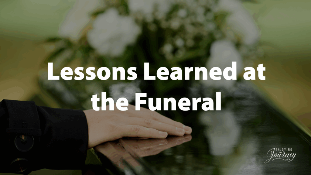 Image of a hand on a casket for an article on Ecclesiastes reveals lessons learned at the funeral. Not the nursery or the wedding ceremony, but at the graveyard, in seasons of mourning.