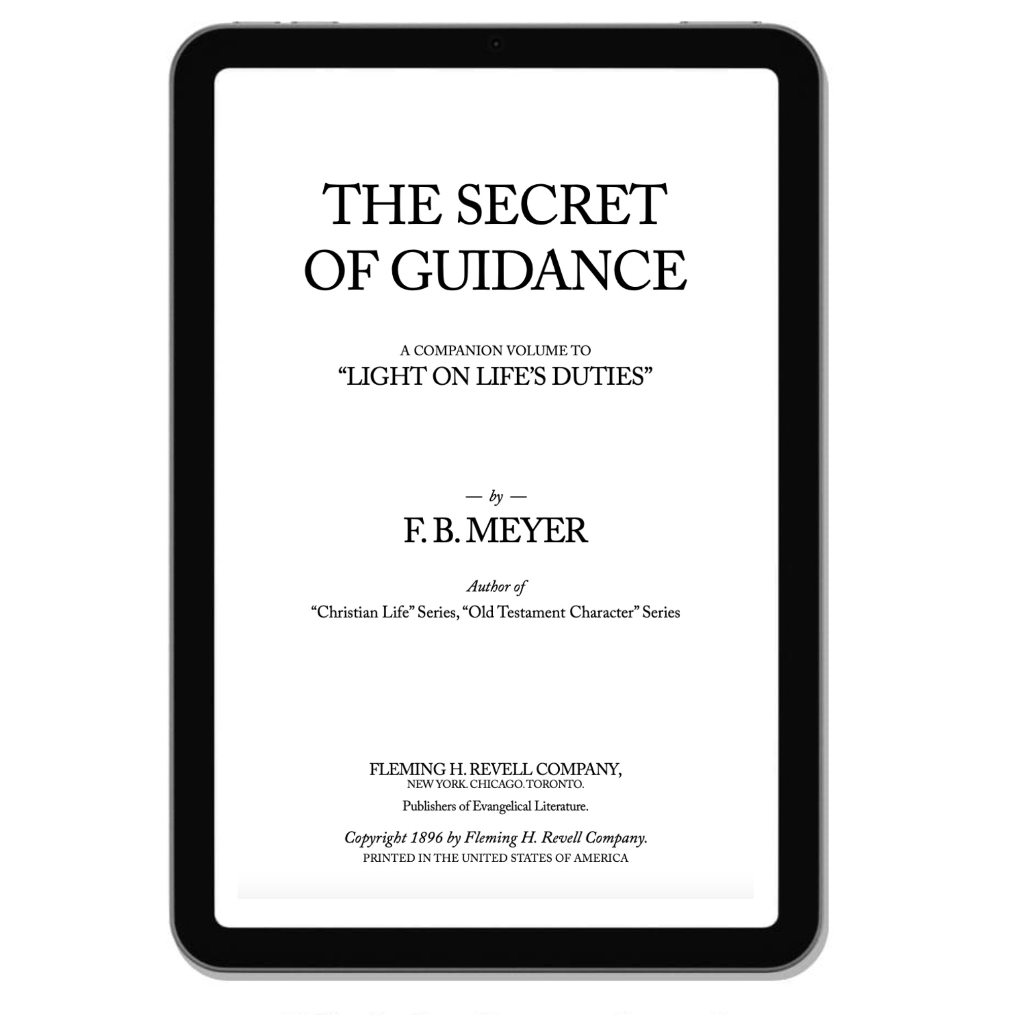 The Secret of Guidance