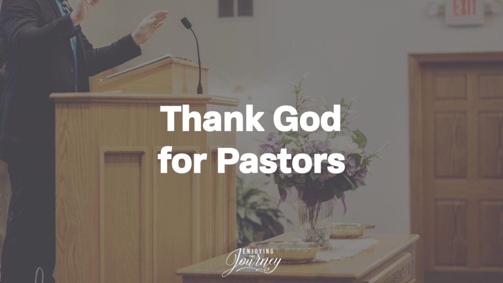 The work of a pastor is not easy, but it is vital! Thank God for your pastor. Encourage him, pray for him and his family, and support him.