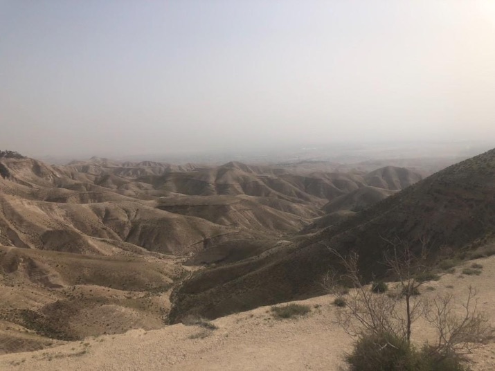 The spectacular cliffs of Sede Boger in the south of Israel near Beersheba. It has been identified by some scholars with the Wilderness of Zin, which is mentioned in several places in Numbers and Deuteronomy. It is a popular destination for modern hikers and climbers.Photo by John Buckner