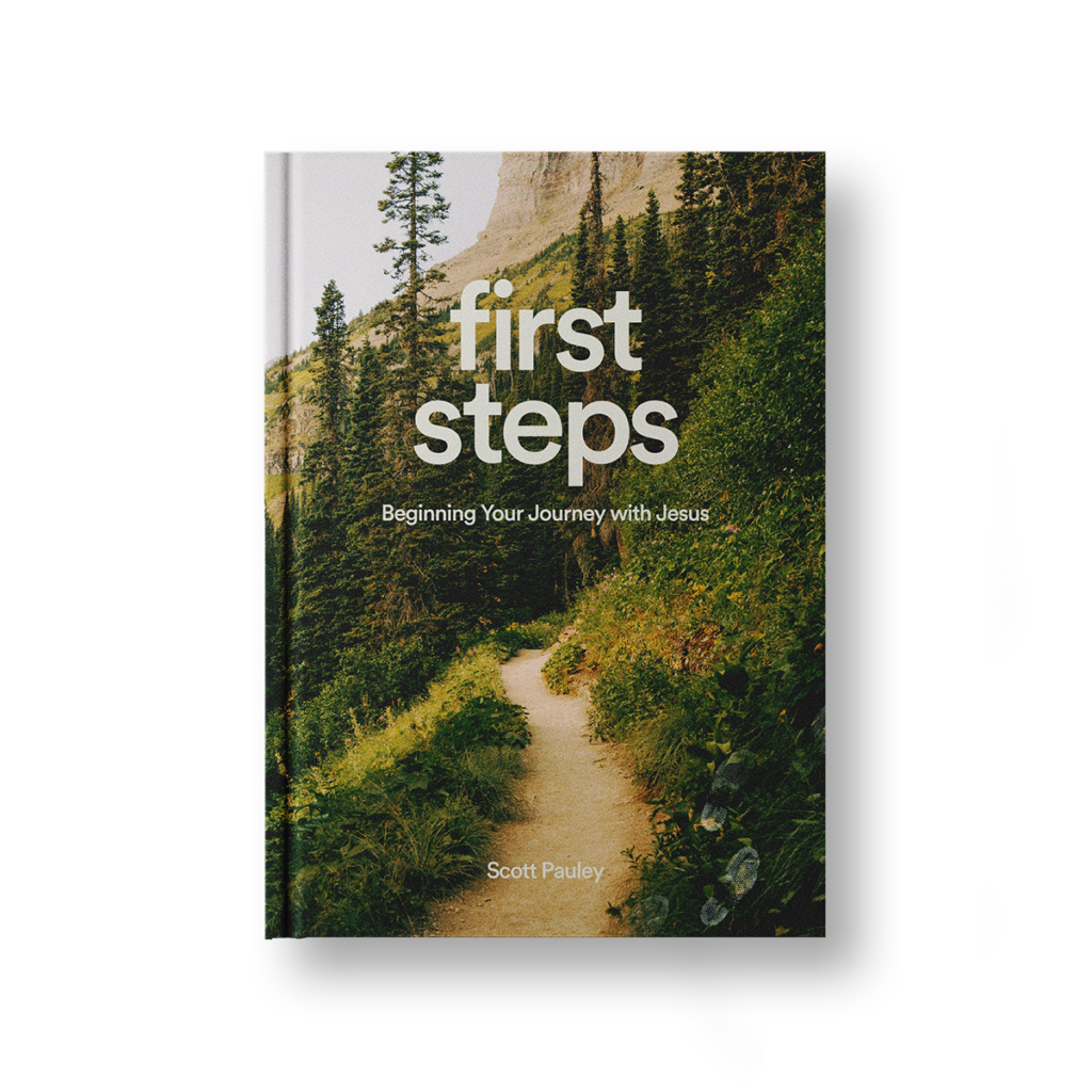 Scott Pauley New Believers Book. First Steps is designed to help churches give every new believer a clear, biblical beginning in the Christian life. Written by Evangelist Scott Pauley, this 148-page paperback is ideal for salvation follow-up, church welcome packets, discipleship classes, revival meetings, youth ministries, and outreach events.
