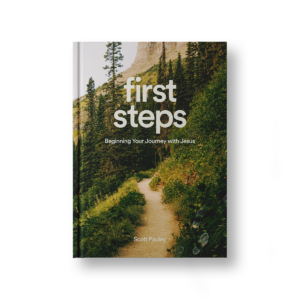 Scott Pauley New Believers Book. First Steps is designed to help churches give every new believer a clear, biblical beginning in the Christian life. Written by Evangelist Scott Pauley, this 148-page paperback is ideal for salvation follow-up, church welcome packets, discipleship classes, revival meetings, youth ministries, and outreach events.