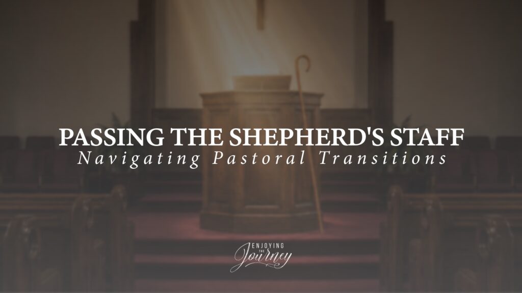 Like a relay race, God’s men in every generation are called on to faithfully carry the baton and pass it on to those coming behind them. In the pastor’s role, it is not a baton that he passes, but a shepherd’s staff. A Conversation about Pastoral Transition.