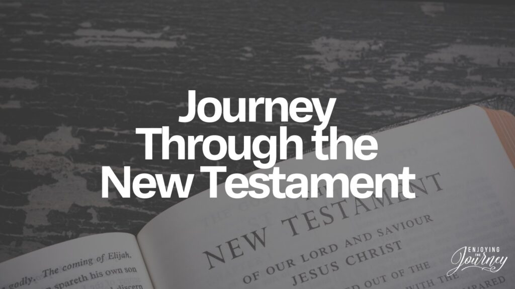 Journey Through the New Testament. The Old Testament and the New Testament fit perfectly together. They do not compete; they complete! More specifically, it is not the New Testament itself that completes the Old Testament; it is the Christ of the New Testament. He is the Completer. Study the New Testament...
