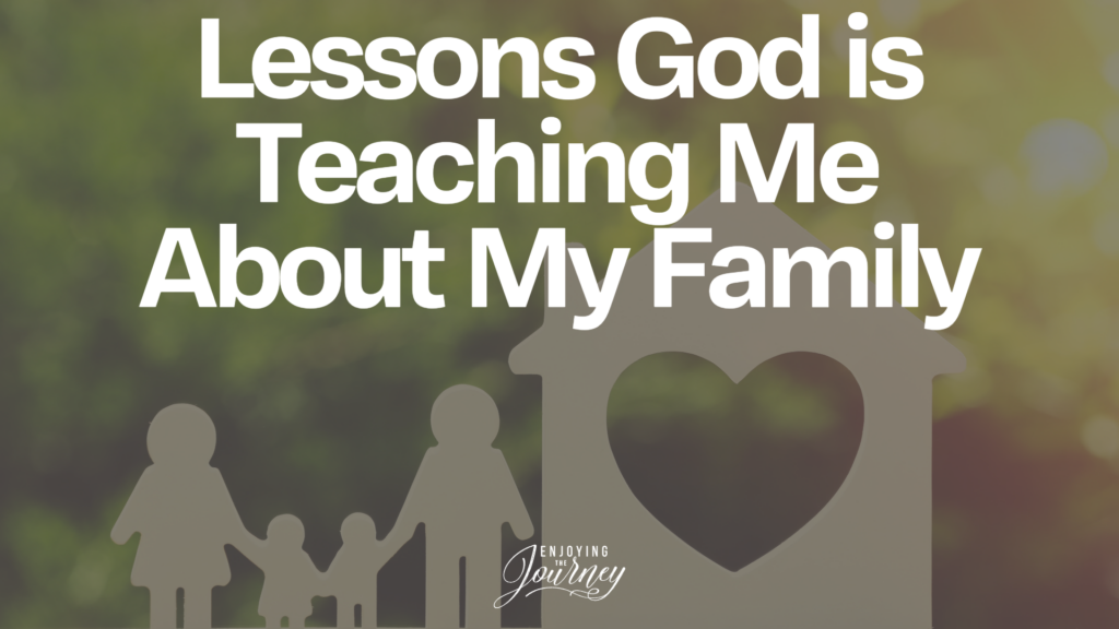 Home is the greatest classroom on earth. Every day there is more to learn as the Holy Spirit shows us areas that we need to work on. 