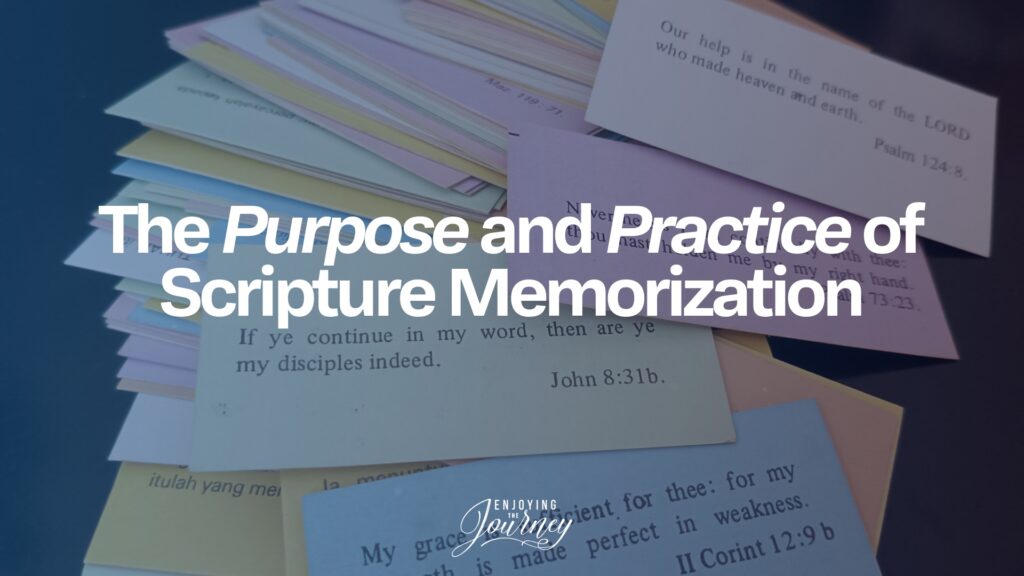 The purpose of Bible memory and how to practice it. God wrote a memory Book! This is what the Word of God was given for: to help us remember what God wants us to remember and what we are so prone to forget. Scripture memory is frequently emphasized to children and young people, but sorely neglected as we get older. Yet this is the time when God's Word most needs to be reinforced and rehearsed! Hebrews 2:1 says, "Therefore we ought to give the more earnest heed to the things which we have heard, lest at any time we should let them slip."