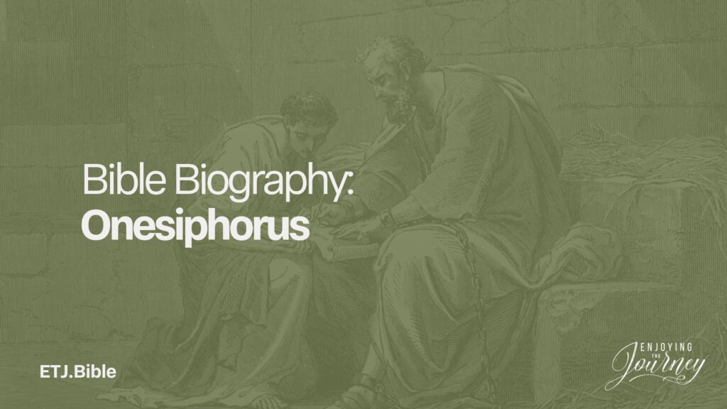Bible Biographies: Onesiphorus. Both times Paul references Onesiphorus, he speaks of his house and household, as though the man himself was already gone. Most scholars believe that by this time, Onesiphorus had fallen during the intense persecution of believers, having been imprisoned or put to death for his faithful following of the Lord Jesus Christ.