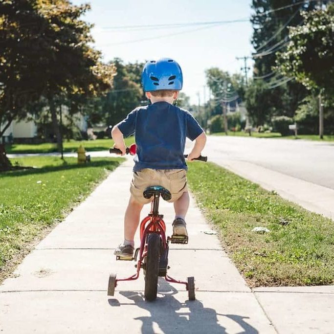 In many ways parents are like life's training wheels. We help to give balance and direction for a time. Every child needs the stability of mature guides.