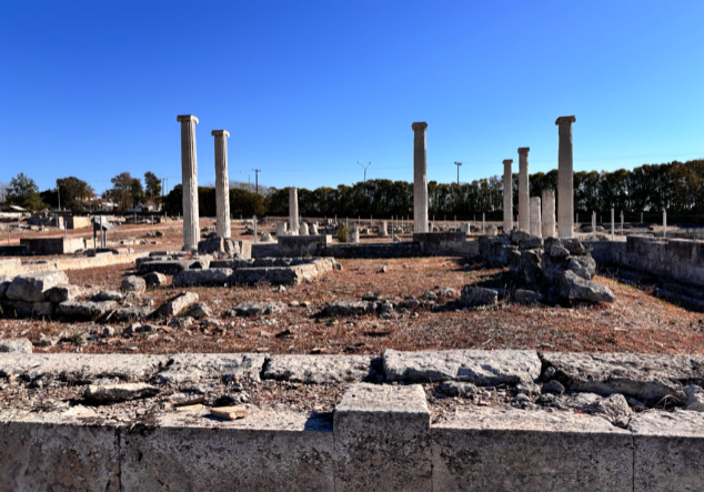 In antiquity, Pella in Macedonia was a major metropolis. Alexander the Great was born here. Nearby you can visit the intact tombs of his ancestors. Photo by John Buckner. In New Testament times, Macedonia was the region in the north of Greece and is estimated to have had a population of 1.5 million people. Thessalonica was the major city, but the region had other cities such as Philippi and Berea. The province housed the boyhood home of Alexander the Great, and the great road, the Via Egnatia, crossed it. The Roman province of Macedonia extended beyond the boundaries of the old kingdom of Macedonia all the way to the Aegean Sea.  