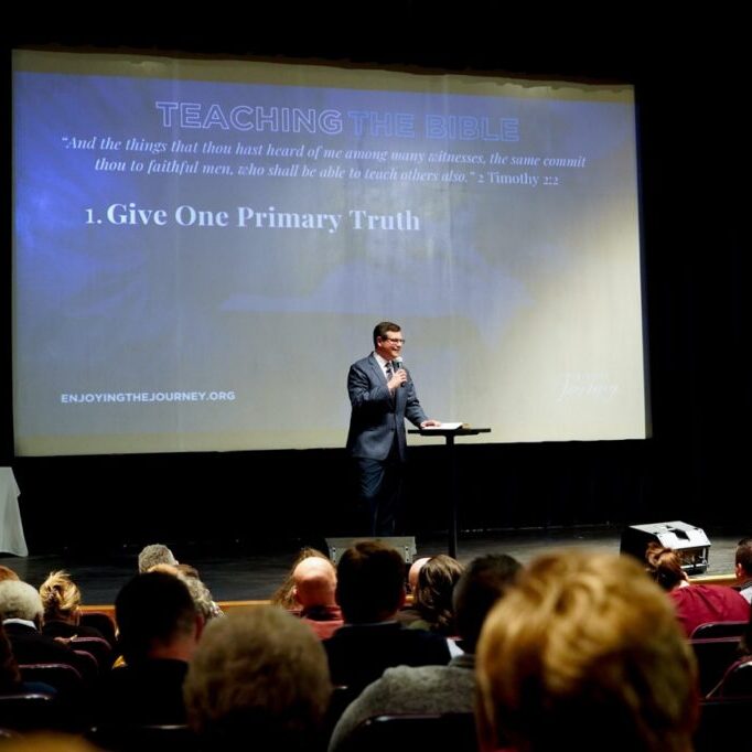 The events are not held at the same fixed time every year or hosted in the same locations. This flexibility allows us to reach people in a variety of regions. Churches and colleges operate on a fixed calendar, but the nature of itinerant evangelism tends toward a more fluid schedule. Each event’s theme and target audience allow us to place an emphasis that we believe will be helpful. The goal is not to host events but to place an emphasis. The Bible teaching format allows us to develop, present, record, and share fresh content with a larger audience beyond the events. ETJ events and ETJ resources grow out of one another.