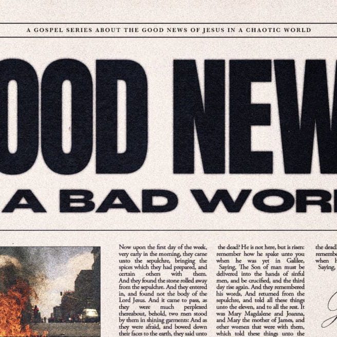 Good news, sharing your faith in hard times.