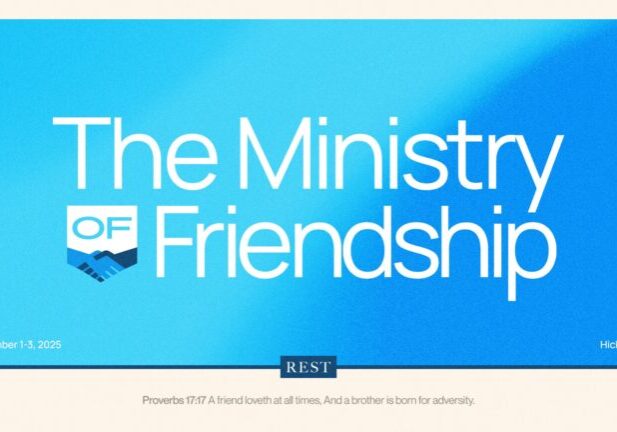 God has designed it that friendship itself is a ministry - a ministry that the minister cannot live without.