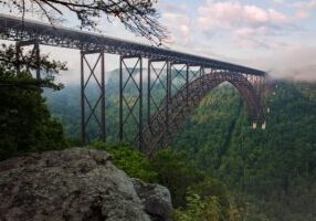 The previous night, he had come to the end of himself. While driving across the New River Gorge Bridge, he stopped his car and prepared to jump off the bridge. Thankfully, someone called 911, and the police intervened. He was then transported to the local hospital to receive help. He continued by saying, “It is amazing that the very place I was going to end my life, you give me a picture of that same place, and I made this decision to accept Christ and have eternal life." As I began to leave, my new brother thanked me for coming. God had done something wonderful!