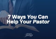 Believers should seek to minister to their minister - and not just on pastor appreciation month! Here are a 7 ways faithful church members can regularly help and encourage the undershepherd God has given them...