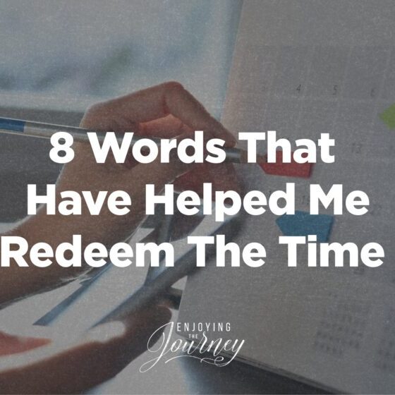 Here are some simple words of advice that will help you to be a wiser steward of the time God has given you.
