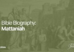 Mattaniah was a descendant of Asaph (1 Chronicles 9:15) and one of the many Levites who labored in the Temple worship during Nehemiah's day. National thanksgiving was deeply personal for Mattaniah.