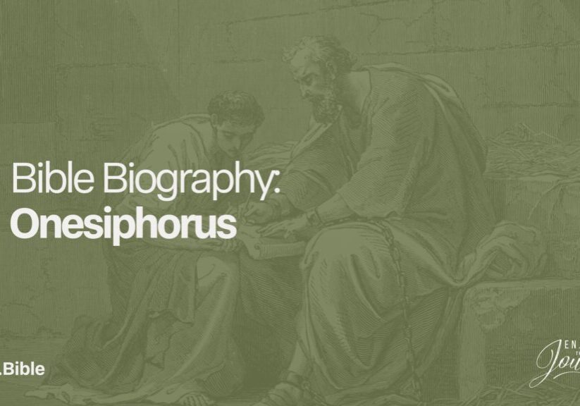 Bible Biographies: Onesiphorus. Both times Paul references Onesiphorus, he speaks of his house and household, as though the man himself was already gone. Most scholars believe that by this time, Onesiphorus had fallen during the intense persecution of believers, having been imprisoned or put to death for his faithful following of the Lord Jesus Christ.
