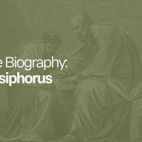 Bible Biographies: Onesiphorus. Both times Paul references Onesiphorus, he speaks of his house and household, as though the man himself was already gone. Most scholars believe that by this time, Onesiphorus had fallen during the intense persecution of believers, having been imprisoned or put to death for his faithful following of the Lord Jesus Christ.