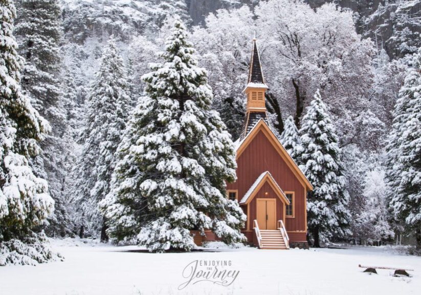 Church in the snow