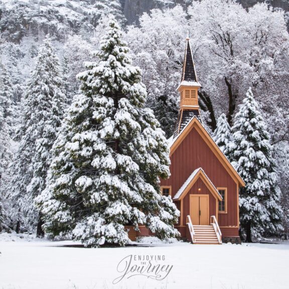 Church in the snow