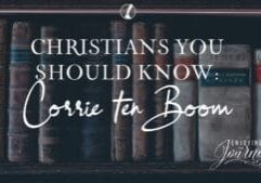 Corrie Ten Boom teaches us that forgiveness is possible no matter the depth of hurt you endure. God's grace extends beyond all hurt...