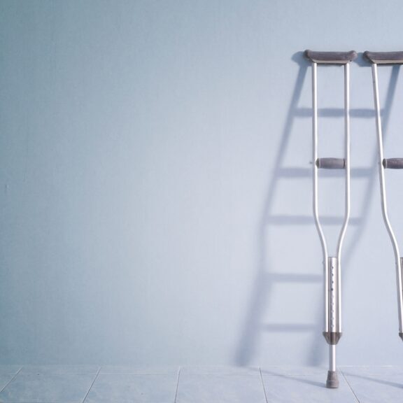 The cynics say that Christianity is a crutch for the weak. They are not so wrong. We are all weak. Christ is the only crutch that is strong enough to lean on.