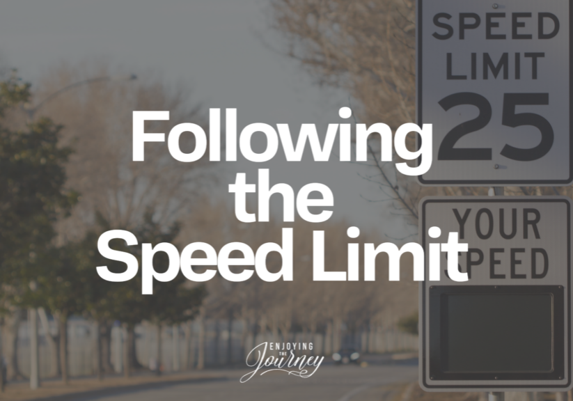 Following the Speed Limit