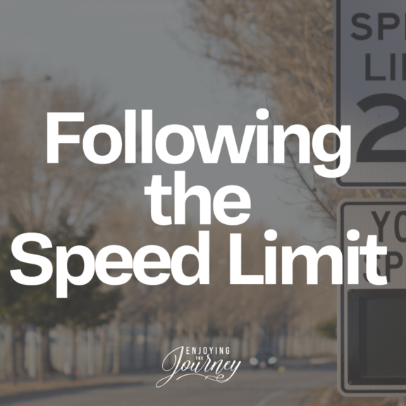 Following the Speed Limit
