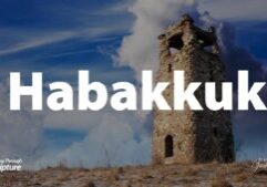 Habakkuk is a fascinating book. It is only three chapters long, and It teaches an important lesson: the just shall live by faith. Habakkuk 1 opens with the burden – faith sighing. Habakkuk 2 reveals a vision –  faith seeing. Habakkuk 3 concludes with a prayer – faith singing. Image off a towe rto represent Habakkuk's tower where he sought the Lord