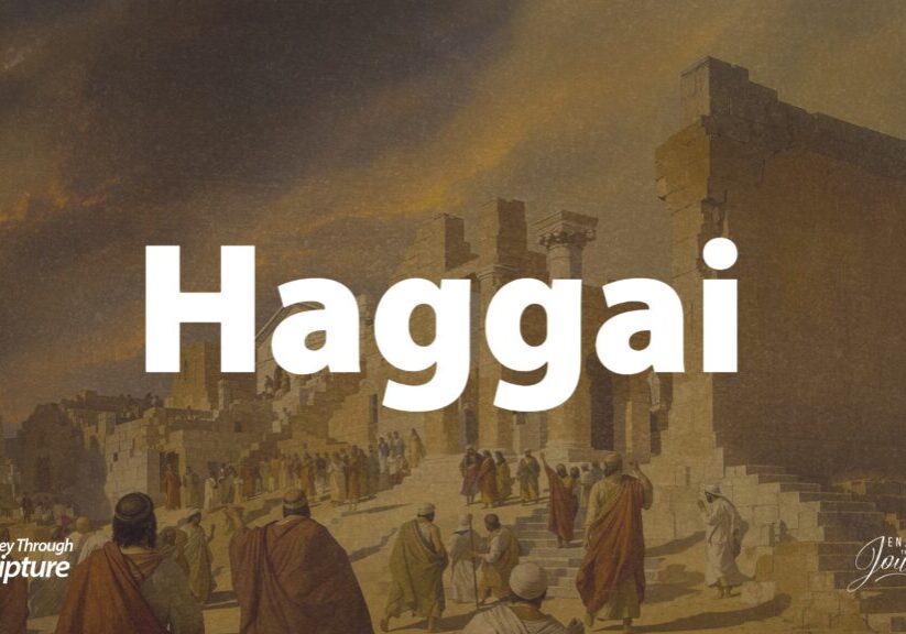 It also discusses the Four Sermons in Haggai It is in that context that God raises up the prophet Haggai with four sermons in four months. The Word of the Lord comes to Haggai, and he preaches four sermons. Each one of them is dated for us. Each sermon targets a different problem. You can read them in Haggai chapters one and two. In his first sermon (Haggai 1:1-15), Haggai preached on the danger of waiting when we should be working. They were waiting for a sign to build. He said, You don't need a sign, you need to obey God. Haggai's second sermon (Haggai 2:1-9) explained the danger of lamenting the past and missing the present. They were sorrowing over the destruction of the past temple. God said, Build a new one. It was G. Campbell Morgan who said, “It is impossible to unlock the present with the rusty key of the past." Many people are bogged down in their past and miss the present. Keep in mind what is at hand and what is ahead. The third sermon he preached (Haggai 2:10-19) described the danger of seeing only the material and neglecting the supernatural. They could see the work that needed to be done, but they missed the fact that God had resources that would help them get it done. The Lord was behind all of this. The fourth sermon (Haggai 2:20-23) warned against the danger of recognizing who is against us and forgetting who is for us. They were concentrating on the opposition and forgetting that “greater is he that is in you, than he that is in the world” (1 John 4:4). A journey through Haggai shows us the importance of performing the work that God has told us to do, and His glory in our obedience. Image leads to an overview of Haggai