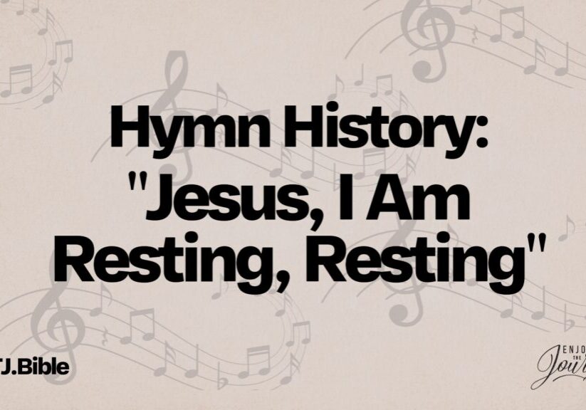 Thomas Pigott introduced Hudson Taylor to his sister’s hymn "Jesus, I Am Resting, Resting." Taylor immediately claimed it as his life song.