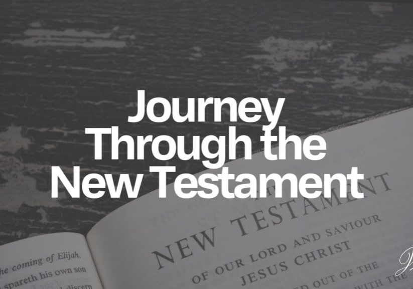 Journey Through the New Testament. The Old Testament and the New Testament fit perfectly together. They do not compete; they complete! More specifically, it is not the New Testament itself that completes the Old Testament; it is the Christ of the New Testament. He is the Completer. Study the New Testament...