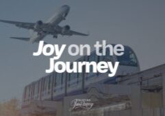 plane and train image with link to article on joy on the journey of Life. The journey is always better with those you love. We are not making this journey alone. Christ is with us, and at every stage of the journey He is teaching us more about Himself. He gives Joy on the Journey. Article by Scott Pauley