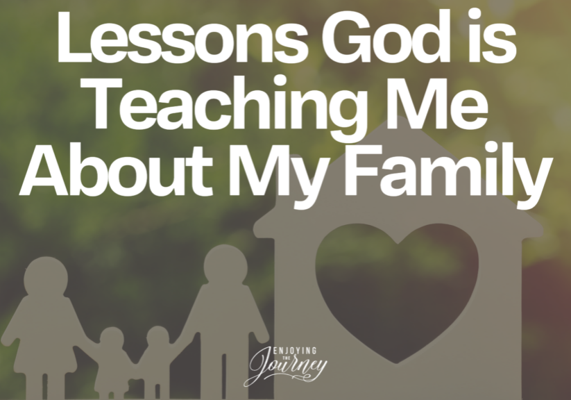 Home is the greatest classroom on earth. Every day there is more to learn as the Holy Spirit shows us areas that we need to work on. 