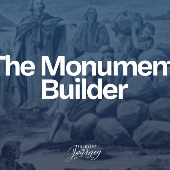 The idea of building a monument was not that of Joshua, but of God. God instructed Joshua to have twelve men remove a stone from a prescribed place, place it on their shoulders and bear it up out of Jordan. It was to be taken to their place of lodging. What purpose could possibly be served in carrying twelve large river rocks approximately six or seven miles to Gilgal? God said to! In Joshua, we find that God is a monument builder. 