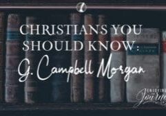 In sermon preparation, Morgan would read the book he was going to reach through forty to fifty times before he would even begin to study it!