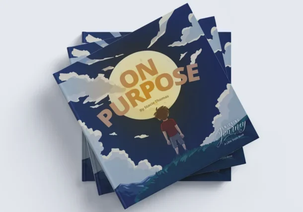 Inspire kids with On Purpose, a Christian children's book teaching God's intentional design & their worth. Perfect for churches, schools, hospitals & libraries. Ages 3-8.
