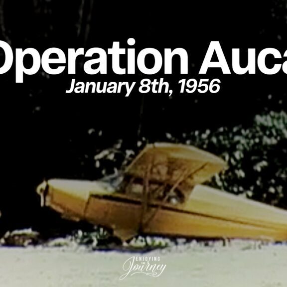 5 men was killed by the Auca Indians when trying to reach them with the gospel. They had titled the mission Operation Auca. Nate Saint, Jim Elliot, Roger Youderian, Pete Fleming, Ed McCulley, Operation Auca, Missionaries killed in Ecuador. The aiplane used during Operation Auca by Nate Saint and Jim Elliot