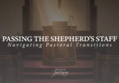 Like a relay race, God’s men in every generation are called on to faithfully carry the baton and pass it on to those coming behind them. In the pastor’s role, it is not a baton that he passes, but a shepherd’s staff. A Conversation about Pastoral Transition.