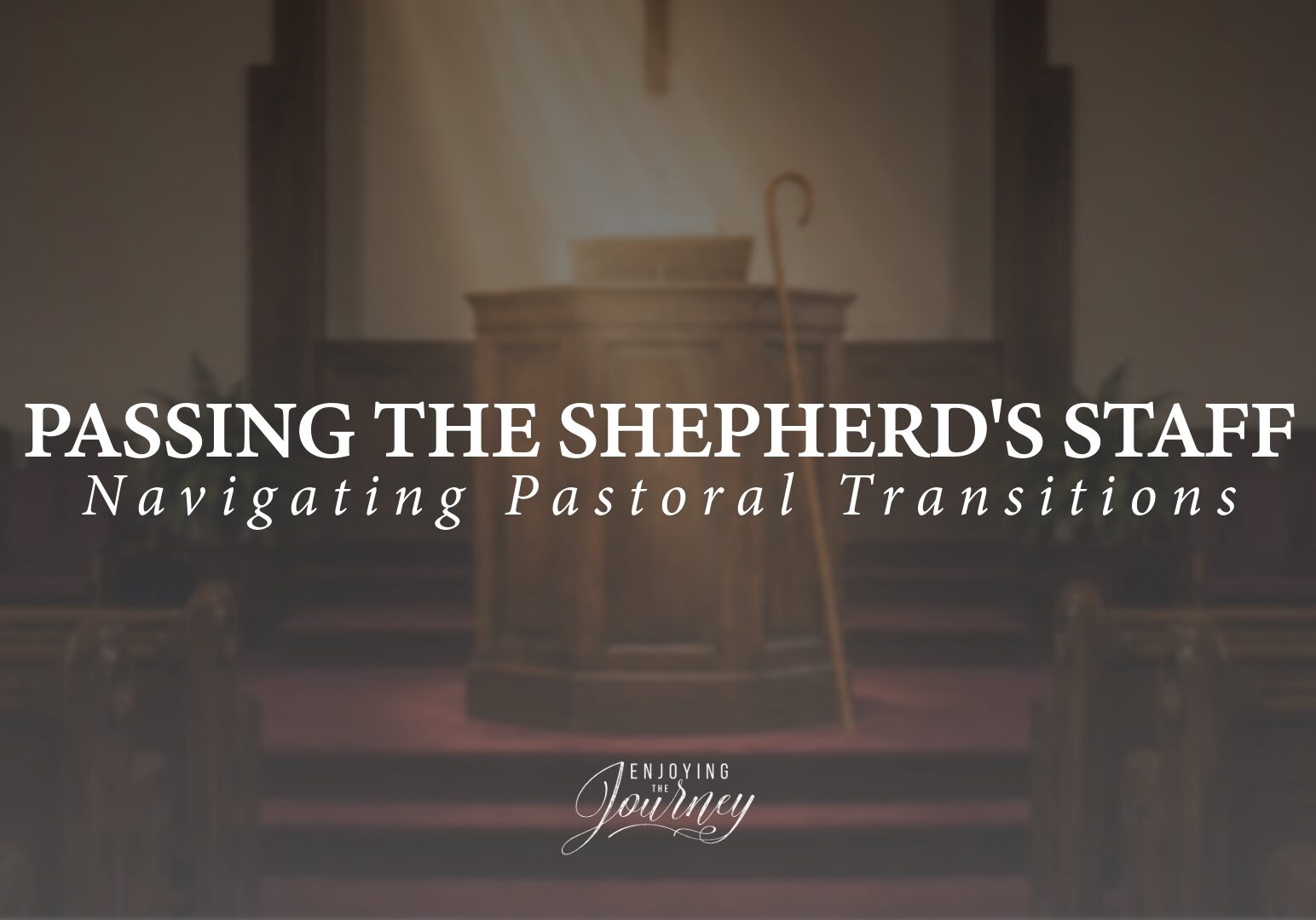 Like a relay race, God’s men in every generation are called on to faithfully carry the baton and pass it on to those coming behind them. In the pastor’s role, it is not a baton that he passes, but a shepherd’s staff. A Conversation about Pastoral Transition.